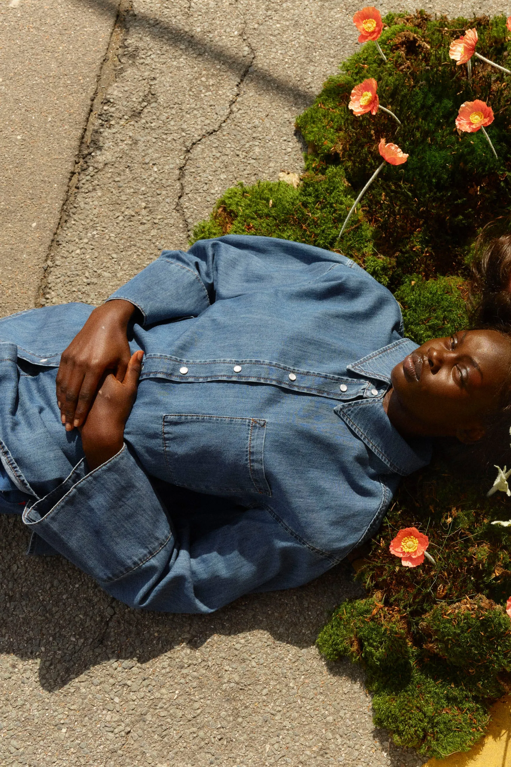 TRW-Jane Oversize Denim Shirt Wash Boston