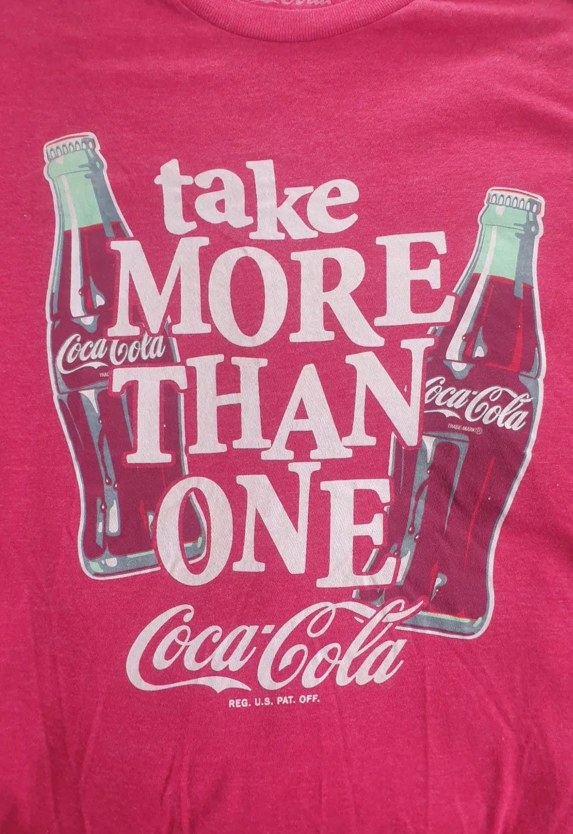 Vintage T-Shirt Coca Cola Take More Than One (Medium)
