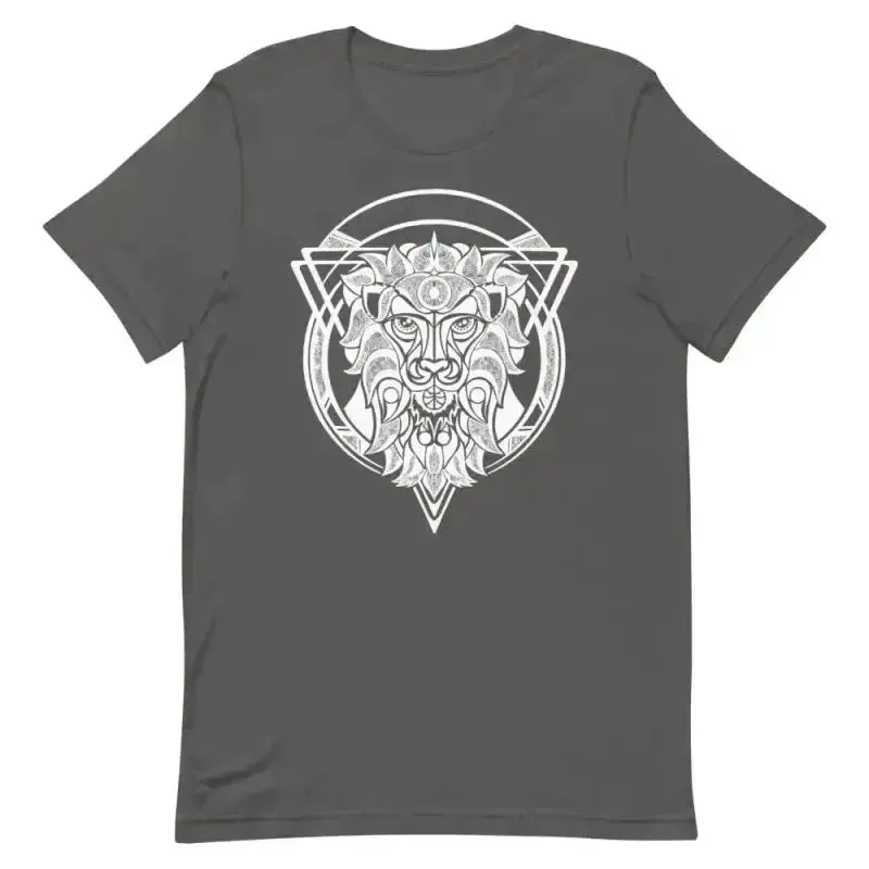 White Lion Unisex T- Shirt Cotton