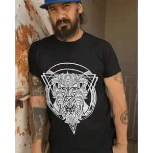 White Lion Unisex T- Shirt Cotton
