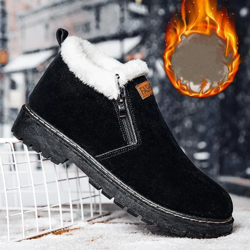 Winter Cotton Shoes Warm High-top Cotton Shoes Cotton Boots Snow Boots Plus Velvet