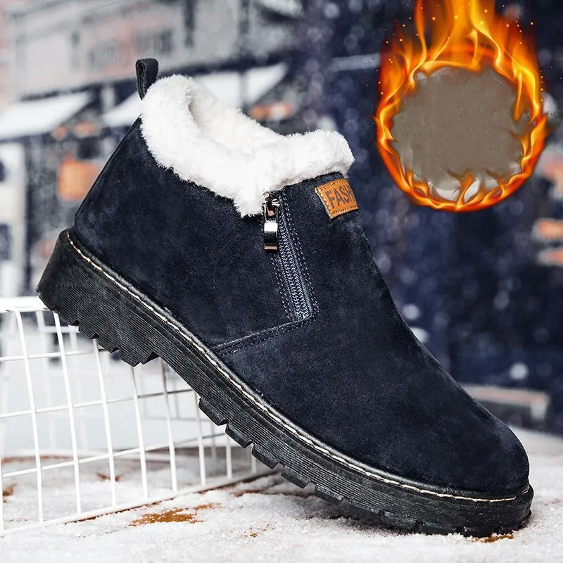 Winter Cotton Shoes Warm High-top Cotton Shoes Cotton Boots Snow Boots Plus Velvet
