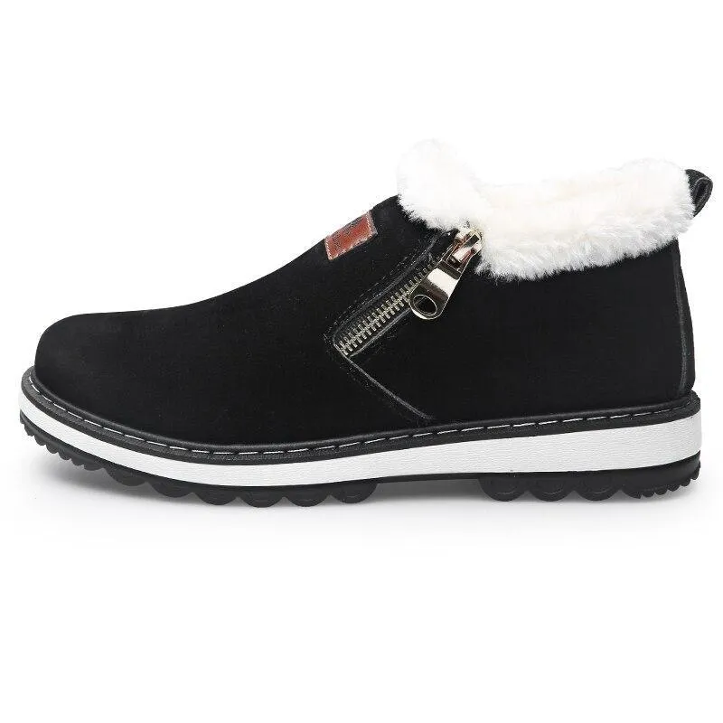Winter Cotton Shoes Warm High-top Cotton Shoes Cotton Boots Snow Boots Plus Velvet